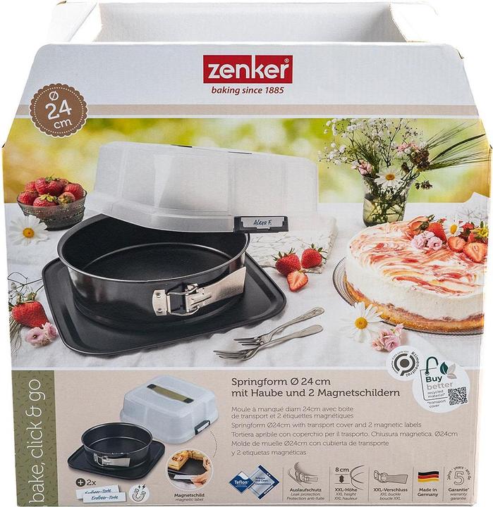 Productafbeelding Zenker Springvormpan Ø24cm Bake,Click&Go (24 cm)