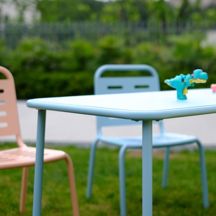 Actual product image Casa.Pro Kindersitzgruppe Etroubles 4-tlg. Stahl Mehrfarbig