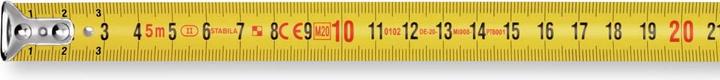Produktbild Stabila Taschenbandmass BM 100, metrische Skala (Metrisch)