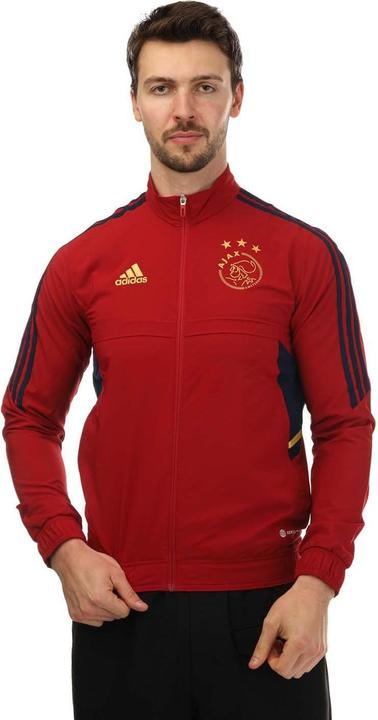 Actual product image adidas Mens 2022/23 Pre Match Ajax Amsterdam Jacket (XS)