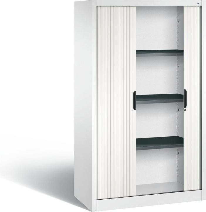 Actual product image C+P Roller shutter cabinet with horizontal blind (100 x 42 x 166 cm)