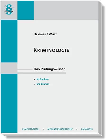 Produktbild Kriminologie (Deutsch, Achim Wüst, Karl Edmund Hemmer, 2022)