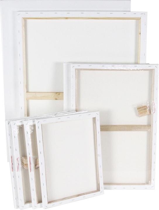 Actual product image Paintersisters Stretcher frame set #2 8pcs (80 x 60 cm, 40 x 60 cm, 40 x 30 cm)