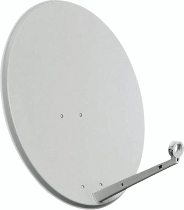 Actual product image Opticum SAT offset antenna X80 steel, light grey, Ý 80cm (Parabolic antenna, DVB-S / -S2)