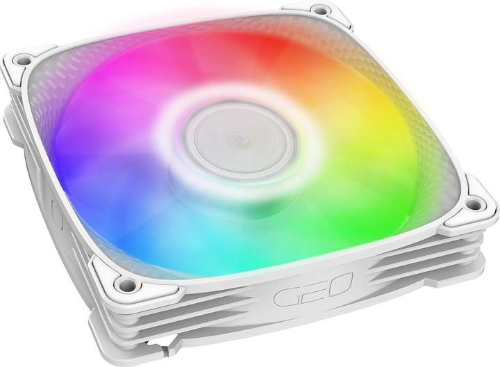 Produktbild Geometric Future Squama 2505B RGB Lüfter, 3er Pack - 120 mm, weiss (120 mm, 3 x)