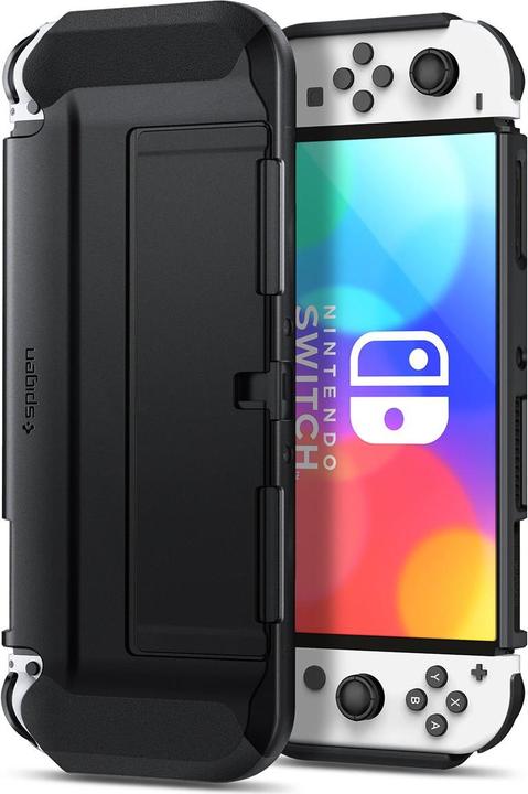 Actual product image Spigen Thin Fit Nintendo Switch OLED Black (Switch OLED)