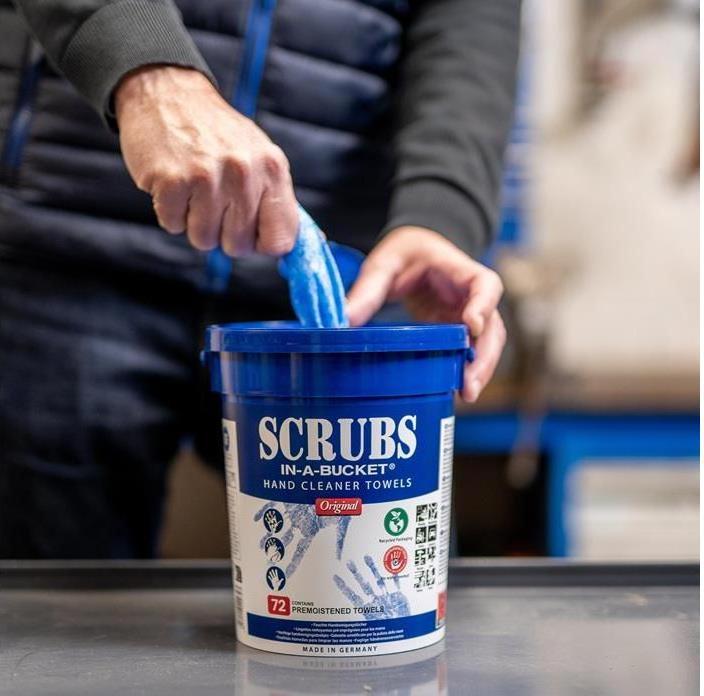 Actual product image Scrubs Antibacterial cleaning wipes (1 pcs.)