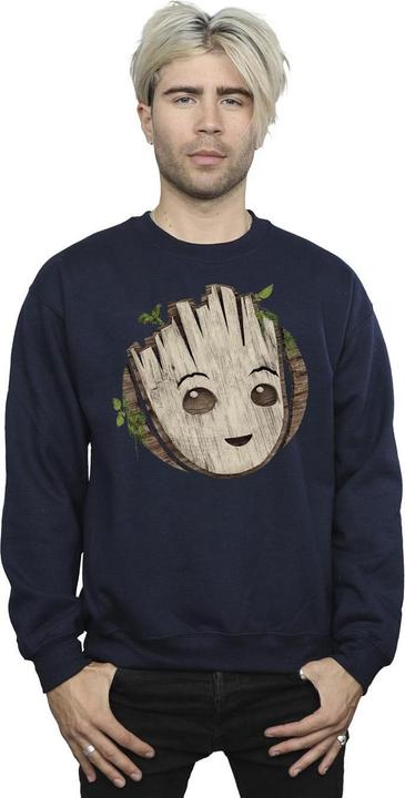 Produktbild I Am Groot Wooden Head Sweatshirt (S)
