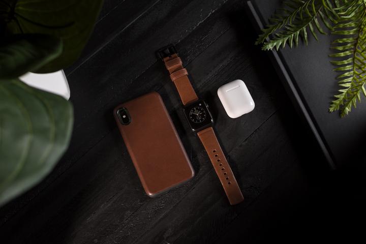 Immagine prodotto Nomad Cinghia di connessione moderna (44 mm, Acciaio inossidabile, Cuoio)