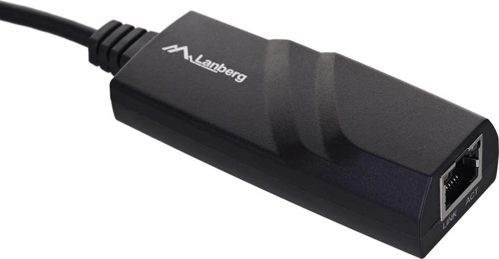 Actual product image Lanberg NC-1000-02 Network adapter (USB 3.1, USB-C, 1x 10/100 / 1000Mbps) (USB-C, RJ45 Gigabit Ethernet (1x))