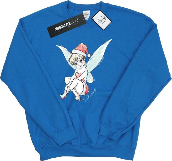Actual product image Disney Mens Tinkerbell Christmas Fairy Sweatshirt (XL)