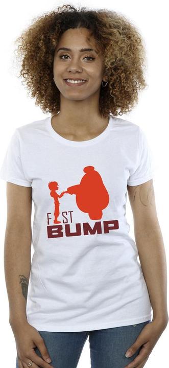 Actual product image Disney Womens/Ladies Big Hero 6 Baymax Fist Bump Cutout Cotton T-Shirt (XL)