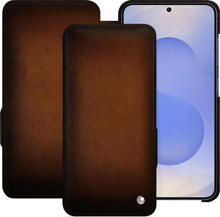 Actual product image Noreve Horizontal leather flap shell (Samsung Galaxy S25)