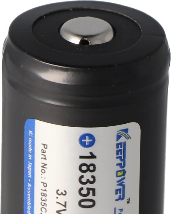 Actual product image Keeppower 18350 (1 pcs., 18350, 1200 mAh)