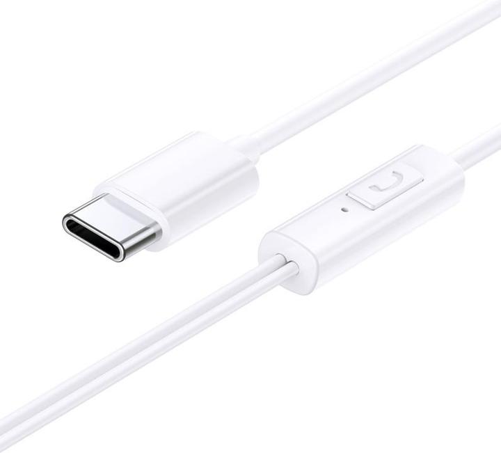 Actual product image Baseus Headphones Encok CZ11 (white) (Cable)