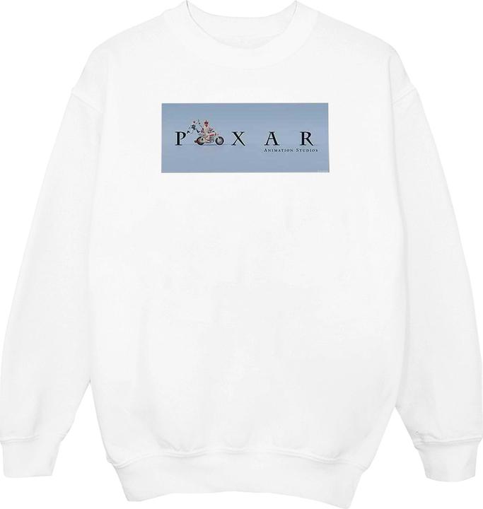 Actual product image Disney Girls Toy Story 4 Duke Caboom Pixar Studios Logo Sweatshirt (152, 158)
