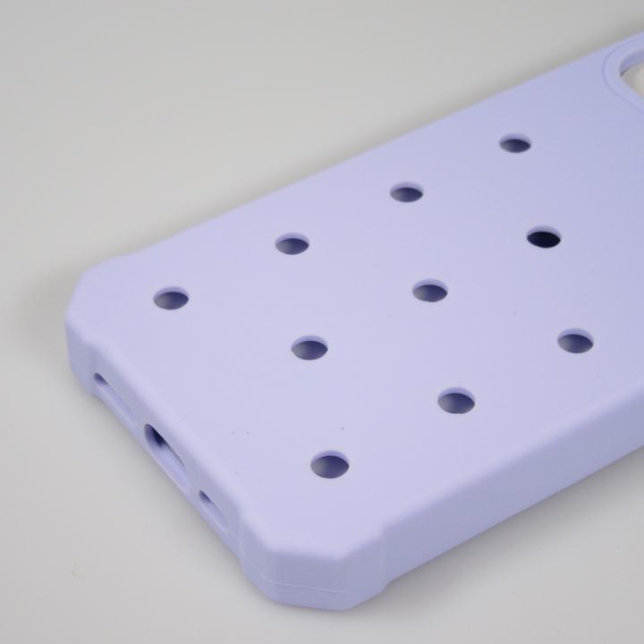 Immagine prodotto PhoneLook Coque Case épais en silicone avec des trous pour les stickers à fixer clair (Apple iPhone 14 Pro)