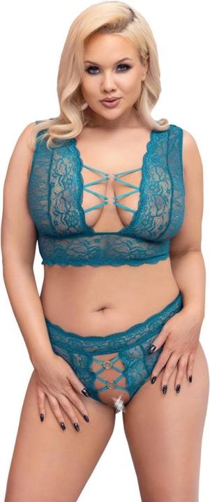 Actual product image Cottelli Collection Bra Set teal 3XL (3XL)