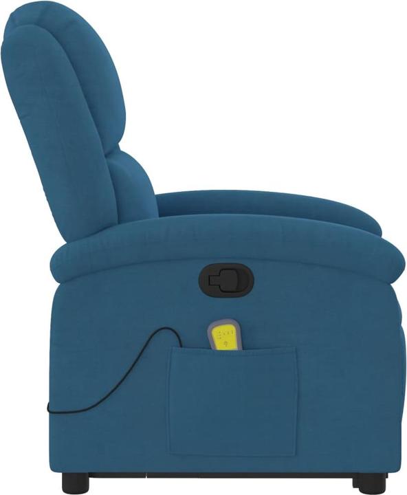 Actual product image VidaXL Massage chair with stand-up aid velvet