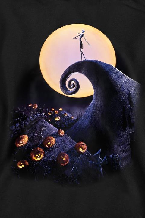 Actual product image The Nightmare Before Christmas Unisex Adult Poster Sweatshirt (S)
