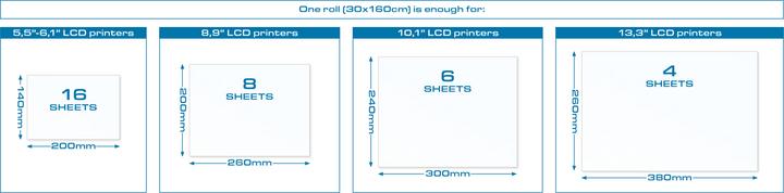 Image du produit Prima Creator PrimaCreator nFEP Film Roll pour imprimantes 3D - 30 x 160 cm