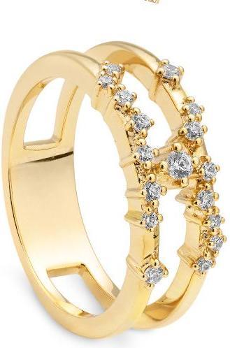 Image du produit Breuning BAGUE - BRILLE. 0,234 Ct. H/si (60, Or 585/14 K)