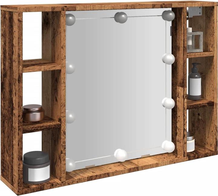 Immagine prodotto VidaXL Armadio a specchio con ottica a luce LED (76 x 15 x 55 cm)