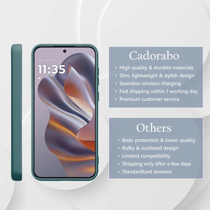Image du produit Cadorabo Coque pour Motorola Moto Edge 50 Neo TPU Liquid Silicone Case (Motorola Edge 50 Neo)
