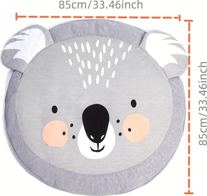 Actual product image Activity Board 3D animal rug with inner lining - perfect for decorating children's rooms, playing, crawling and