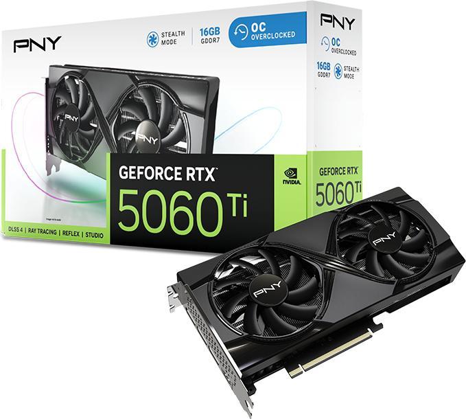 Actual product image PNY GEFORCE RTX 5060 TI 16GB (16 GB)