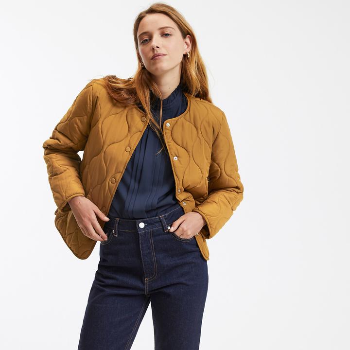 Image du produit La Redoute Collections Veste matelassée Light avec boutons-pression (32)