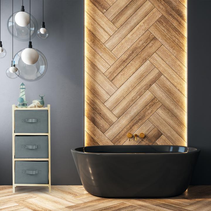 Actual product image Relaxdays Bathroom shelf (28 x 25.5 x 65 cm)