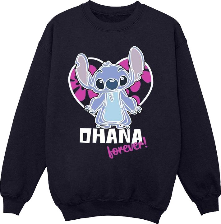 Produktbild Disney Lilo And Stitch Ohana Forever Heart Sweatshirt (XL)