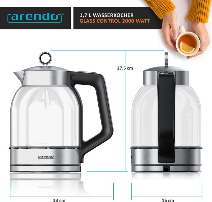 Actual product image Arendo Kettle (1.70 l)