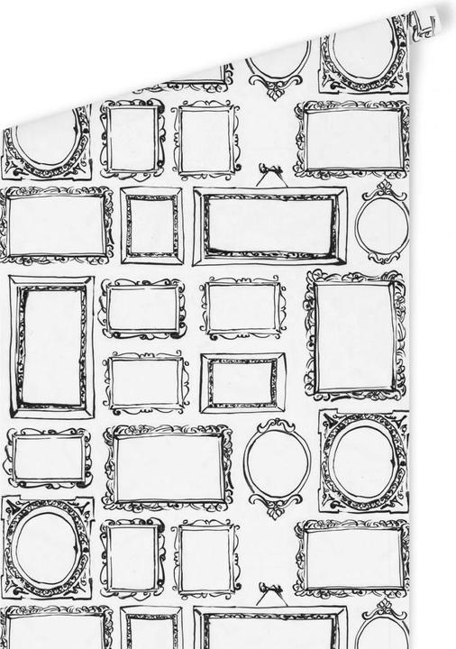 Actual product image Trenddeko Frame Your Life - black and white (1008 x 48 cm)