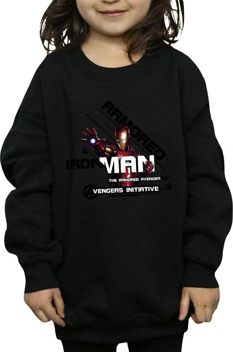 Immagine prodotto Iron Man Armored Avenger Felpa Ragazze (140, 146)