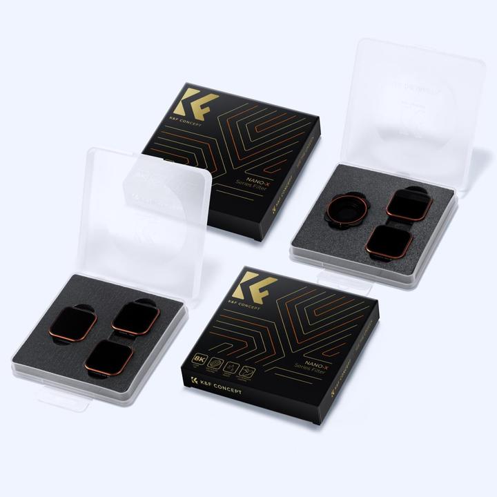 Immagine prodotto K&F Concept Filtri CPL+ND (8/16/32/64/1000) Kit per Hero 9 / Hero 10 (GoPro Hero 9, Eroe 10)