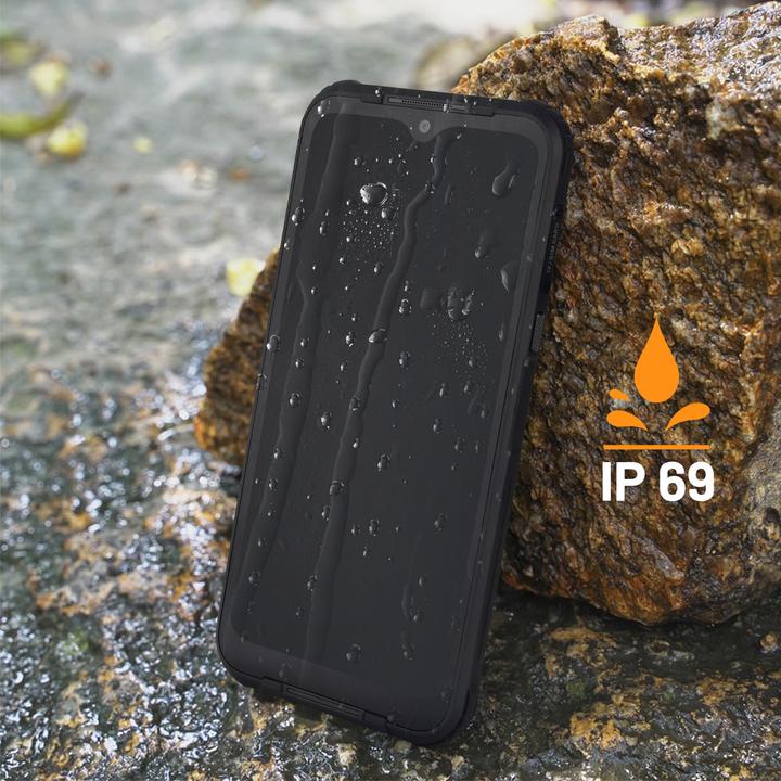 Produktbild Myphone HAMMER Blade 3 (6.2 Zoll) Dual-SIM Android 10.0 USB Typ-C (64 GB, Schwarz, 6.20", SIM + eSIM, 48 Mpx, 4G)