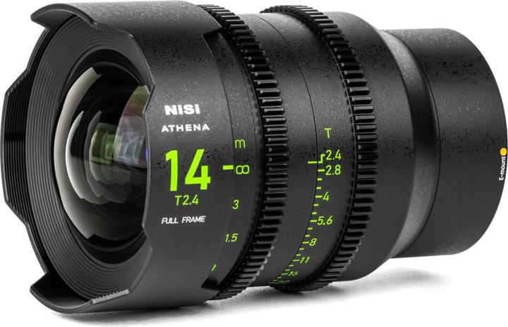 Produktbild Nisi ATHENA PRIME Full Frame Cinema Lens Kit – 14mm, 25mm, 35mm, 50mm, 85mm + Case (E Mount, No Drop) (C-Mount)