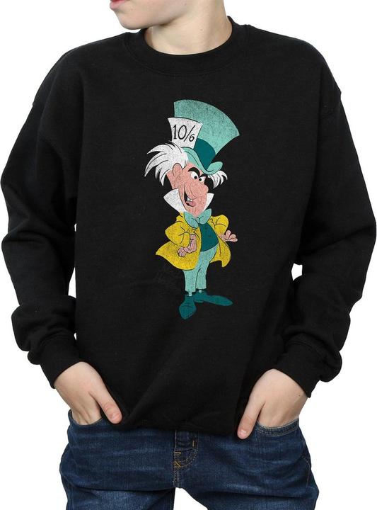 Produktbild Disney Jungen Alice im Wunderland Klassisches Sweatshirt des Hutmachers (140, 146)