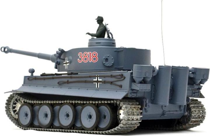 Actual product image Es-toys Heng Long, RC Tank German Tiger I Gray (RTR Ready-to-Run)