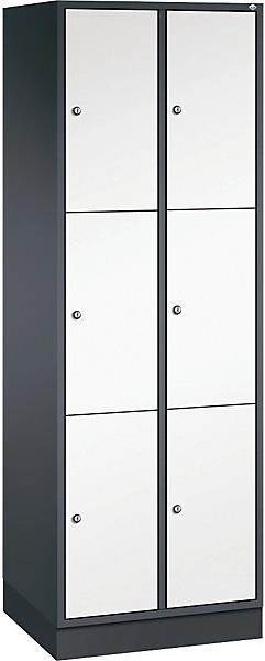 Produktbild C+P INTRO Stahl-Schliessfachschrank, Fachhöhe 580 mm
