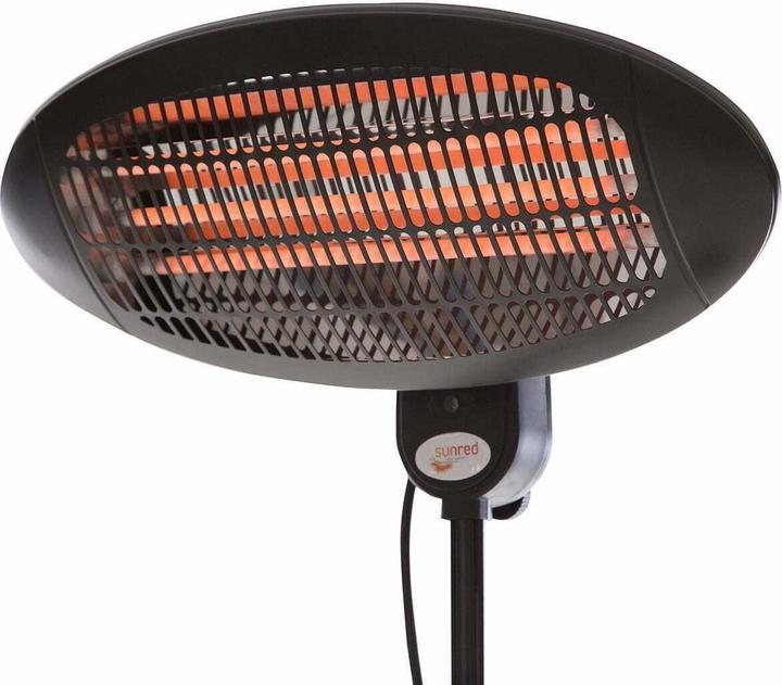 Produktbild Sunred Heater SMQ2000A, Elekra Quartz Standing Infrared, 2000 W, Juodas (2000 W)