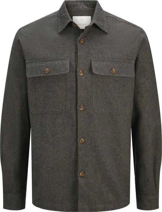 Actual product image Jack & Jones Jprraymond Melange Solid Ls Overshirt Sn (XS)