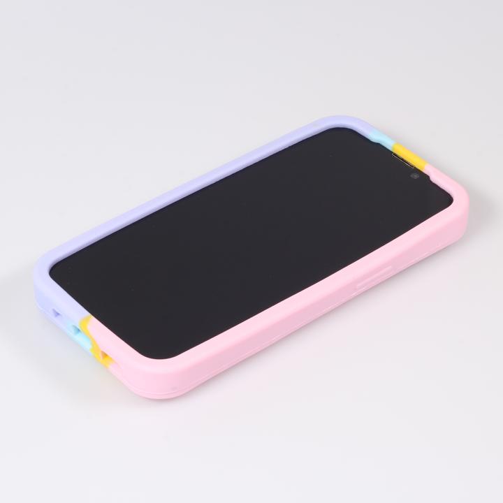 Actual product image PhoneLook Sleeve Silicone Bubbles Anti-Stress Rainbow (Apple iPhone 13 Pro Max)