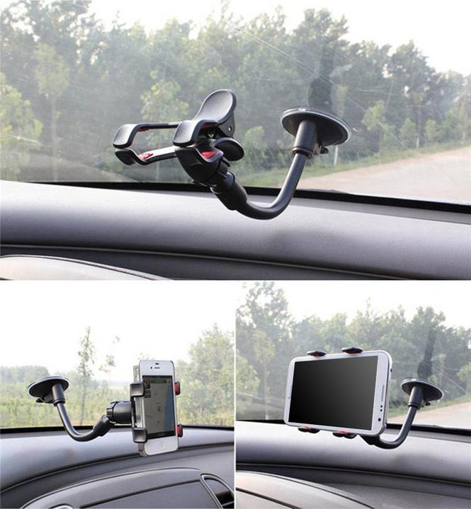Immagine prodotto PhoneLook Supporto per telefono universale per veicoli con ventola / supporto per smartphone fino a 9,5 cm