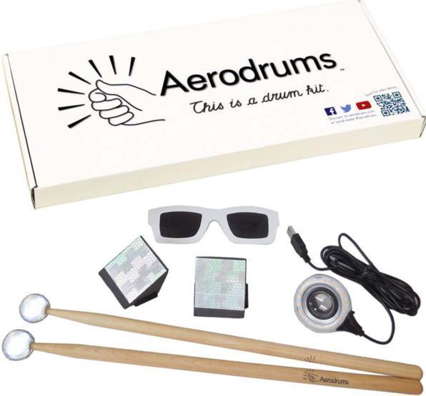 Actual product image Aerodrums Air Drumming E-Drum with Sticks 5BB Black (E-drum)