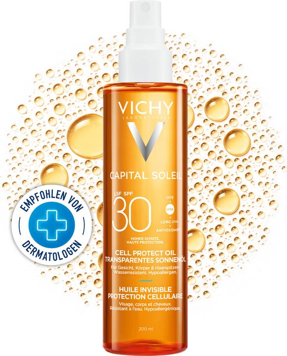 Actual product image Vichy Capital Soleil (Suntan oil, SPF 30, 200 ml)