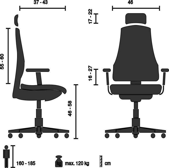 Produktbild Hjh Office Ergohuman Ultra G Gen2
