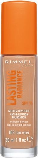 Actual product image Rimmel London Lasting Radiance (103 True Ivory)